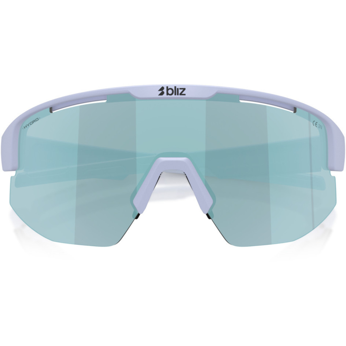 BLIZ Matrix Small akiniai | Matte Lavender - Smoke Ice Blue