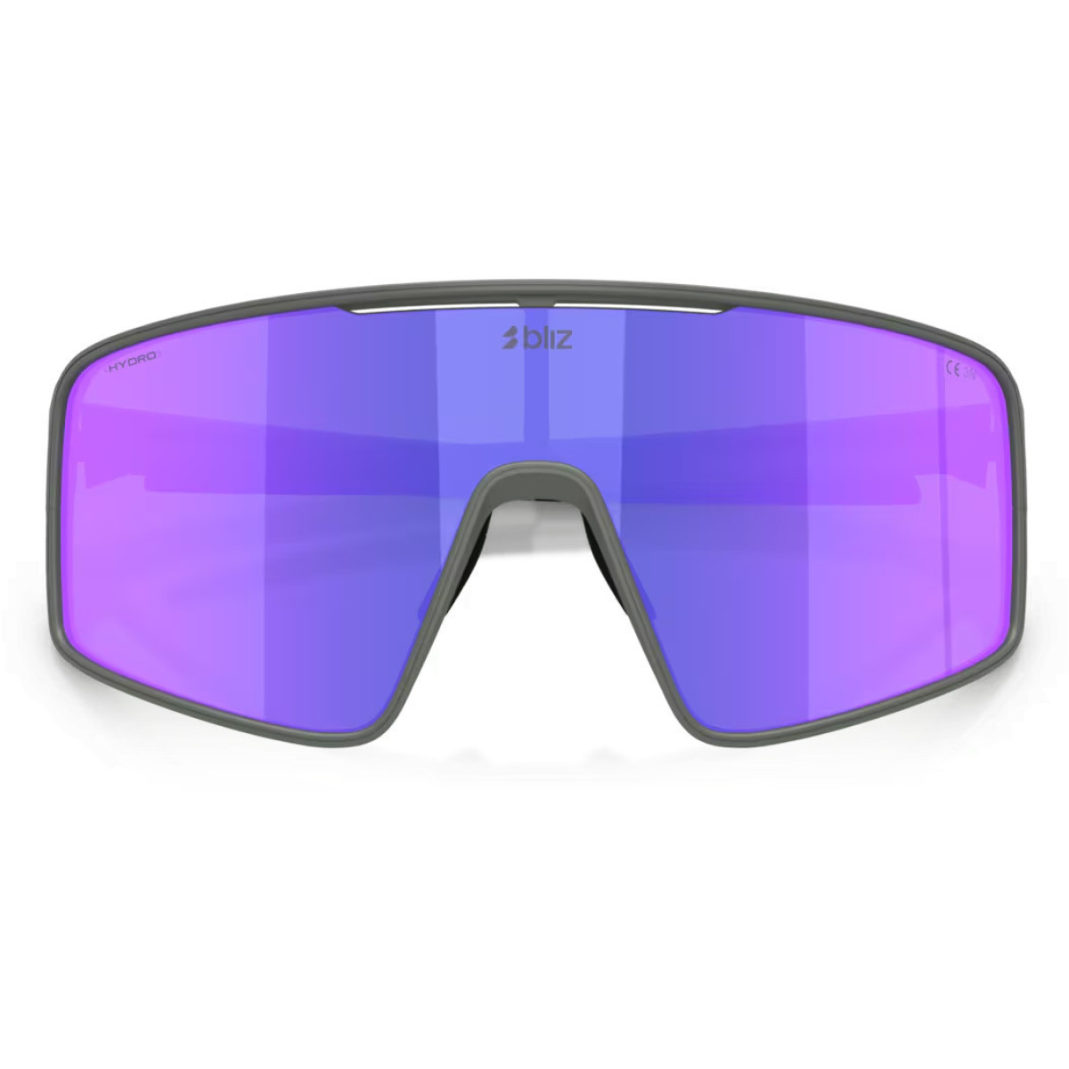 BLIZ P001 akiniai | Matte Grey - Smoke Purple