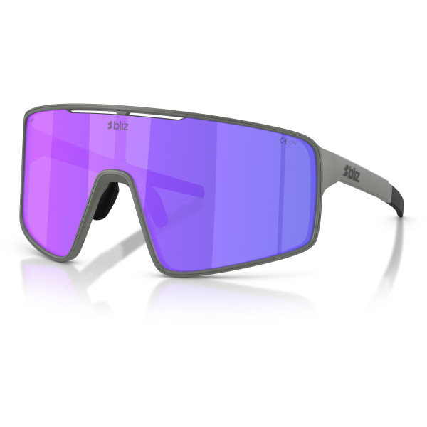 BLIZ P001 akiniai | Matte Grey - Smoke Purple BLIZ P001 akiniai | Matte Grey - Smoke Purple