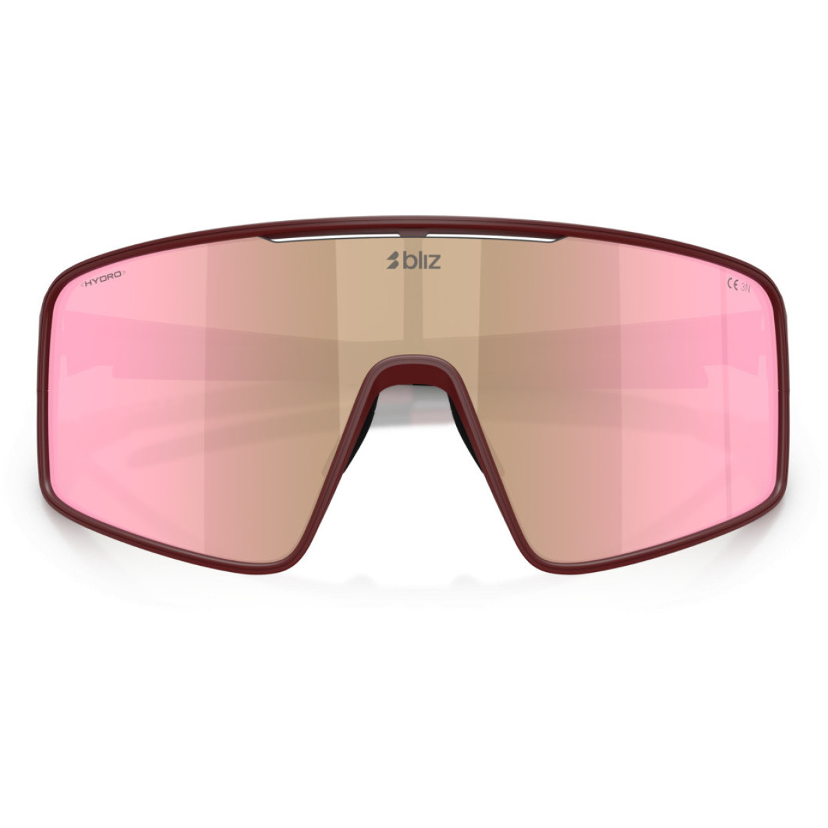 BLIZ P001 Small akiniai | Matte Burgundy - Brown Rose Multicolour