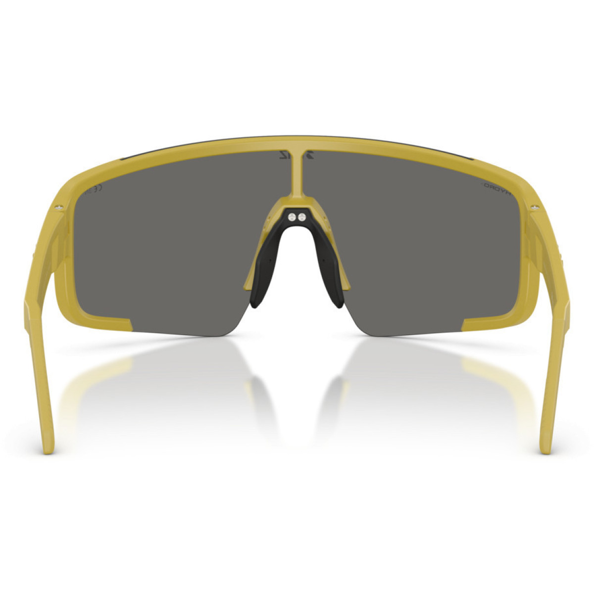 BLIZ P003 akiniai | Matte Amber Green - Smoke Silver Mirror
