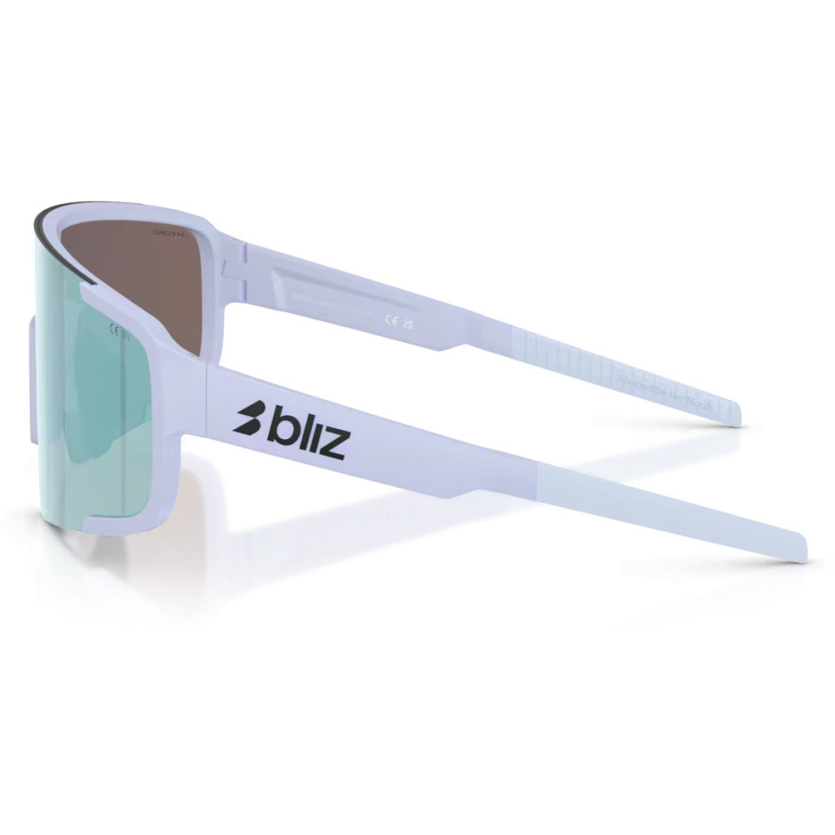 BLIZ P003 Small akiniai | Matte Lavender - Smoke Ice Blue