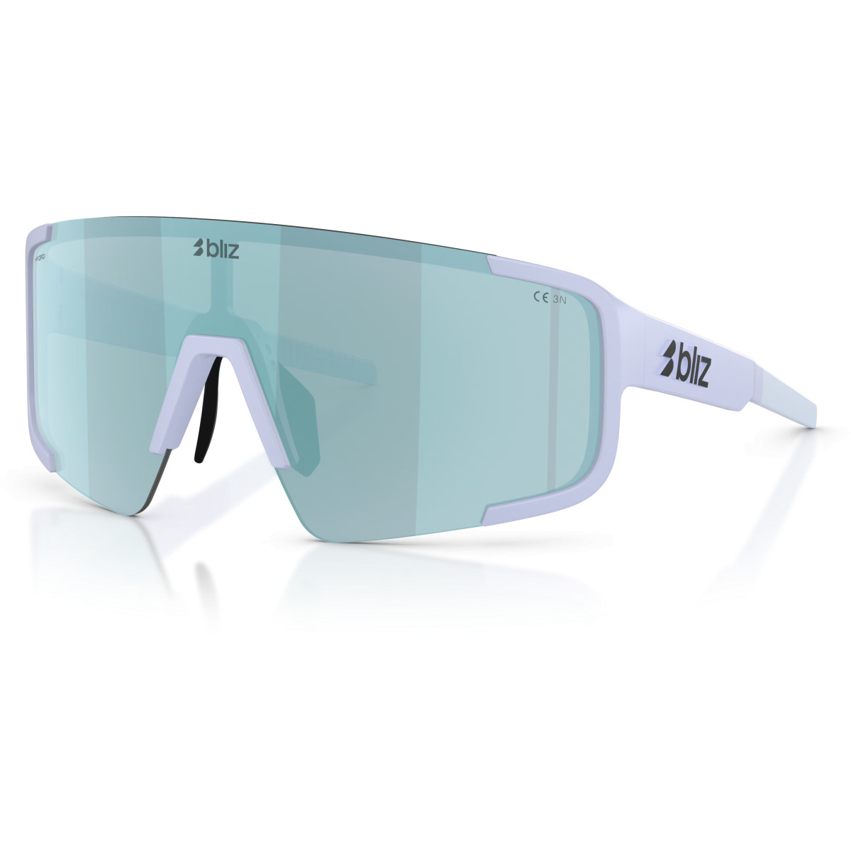 BLIZ P003 Small akiniai | Matte Lavender - Smoke Ice Blue