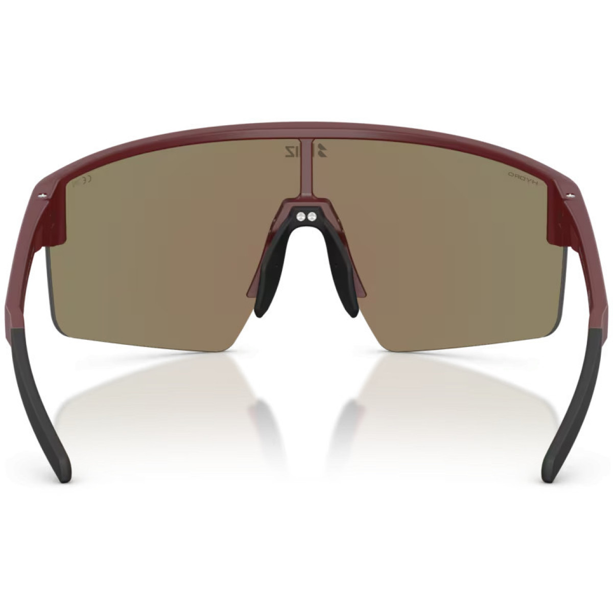 BLIZ P004 Small akiniai | Matte Burgundy - Brown Rose Multicolour