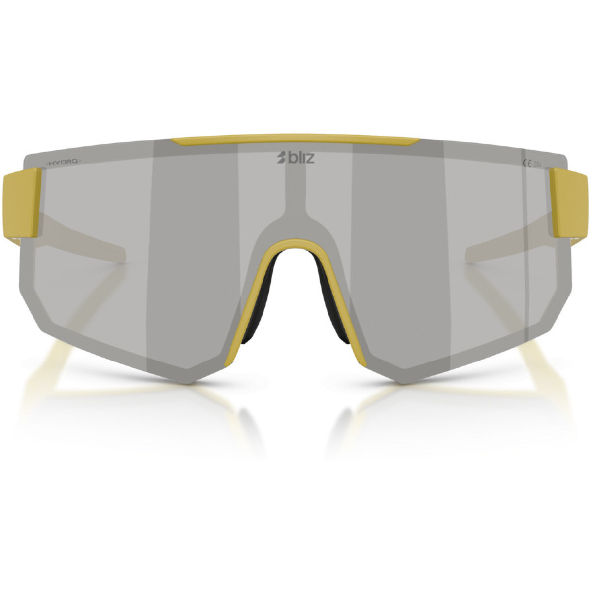 BLIZ P005 akiniai | Matte Amber Green - Smoke Silver Mirror