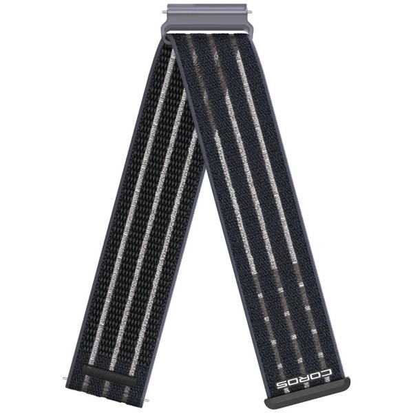 COROS nailoninis dirželis | 22 mm | Black Crystal COROS nailoninis dirželis | 22 mm | Black Crystal