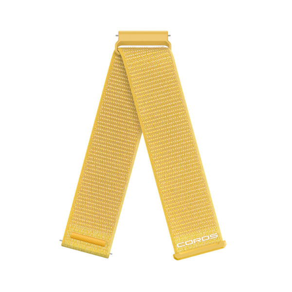 COROS nailoninis dirželis | 24 mm | Solstice Yellow COROS nailoninis dirželis | 24 mm | Solstice Yellow