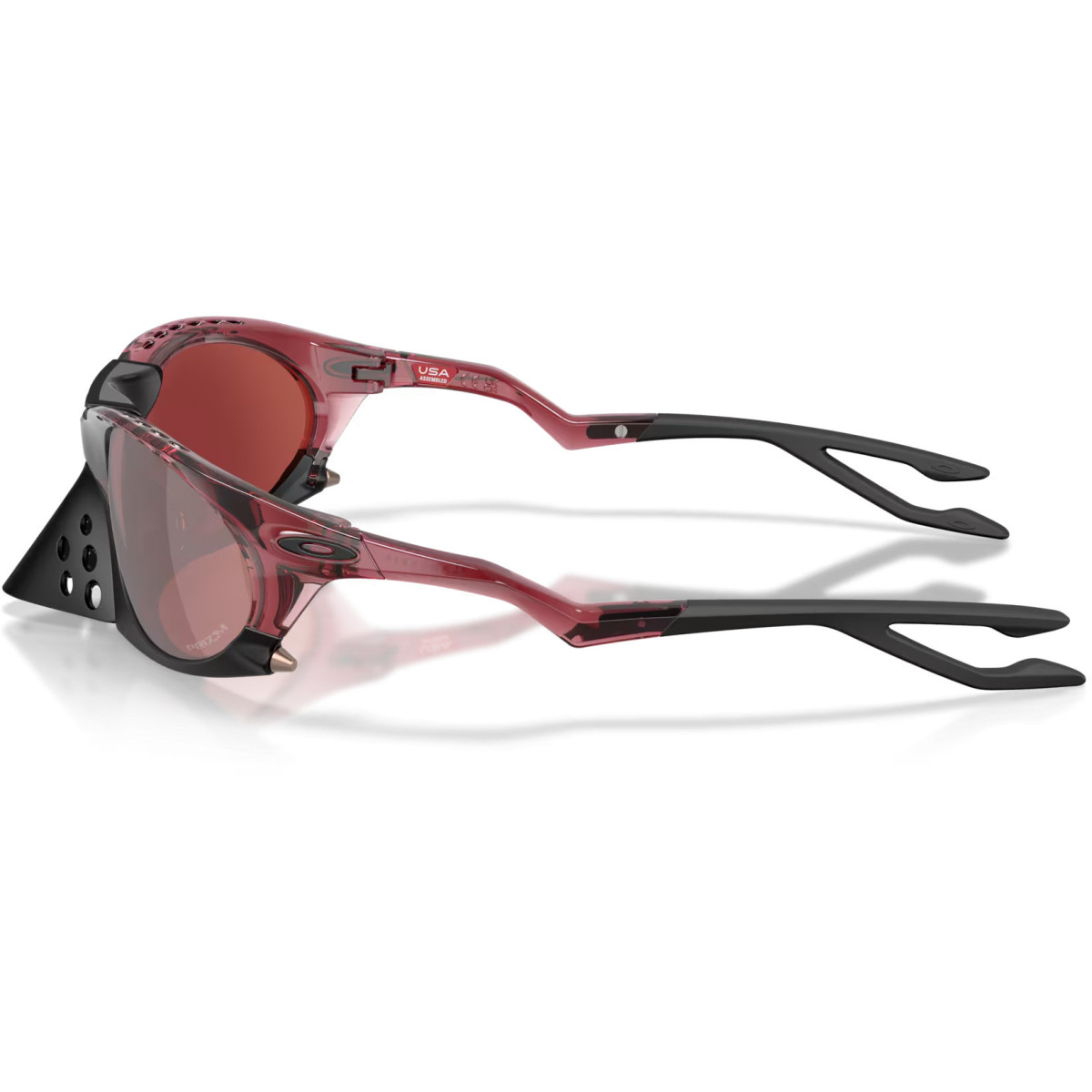 Oakley Plantaris akiniai | Trans Iron Red - Prizm Snow Black