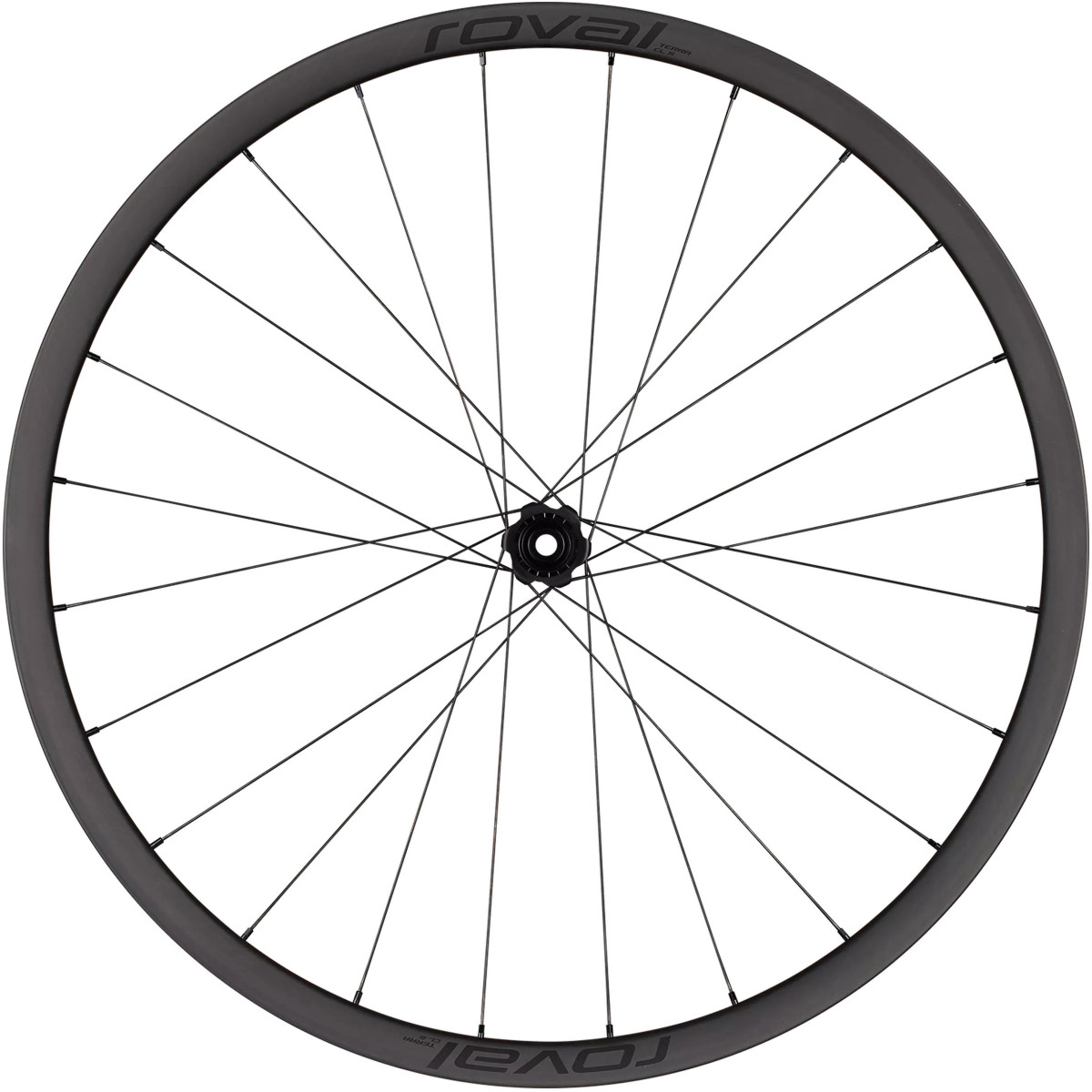 Roval Terra CL III karboninis galinis ratas | Satin Carbon - Gloss Black