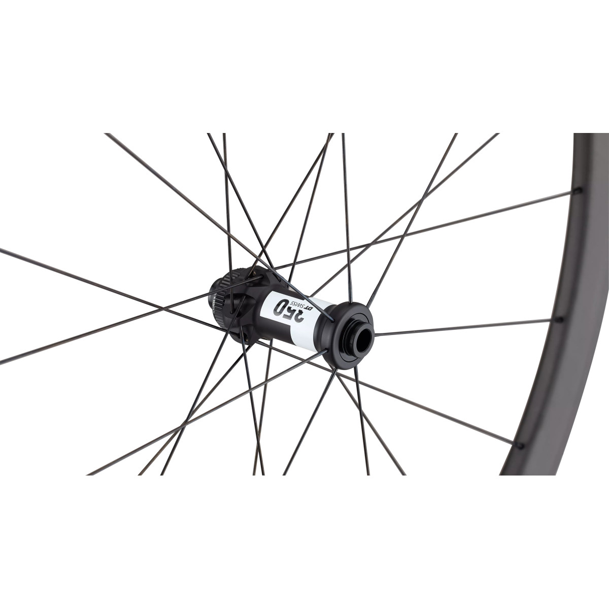 Roval Terra CL III karboninis priekinis ratas | Satin Carbon - Gloss Black