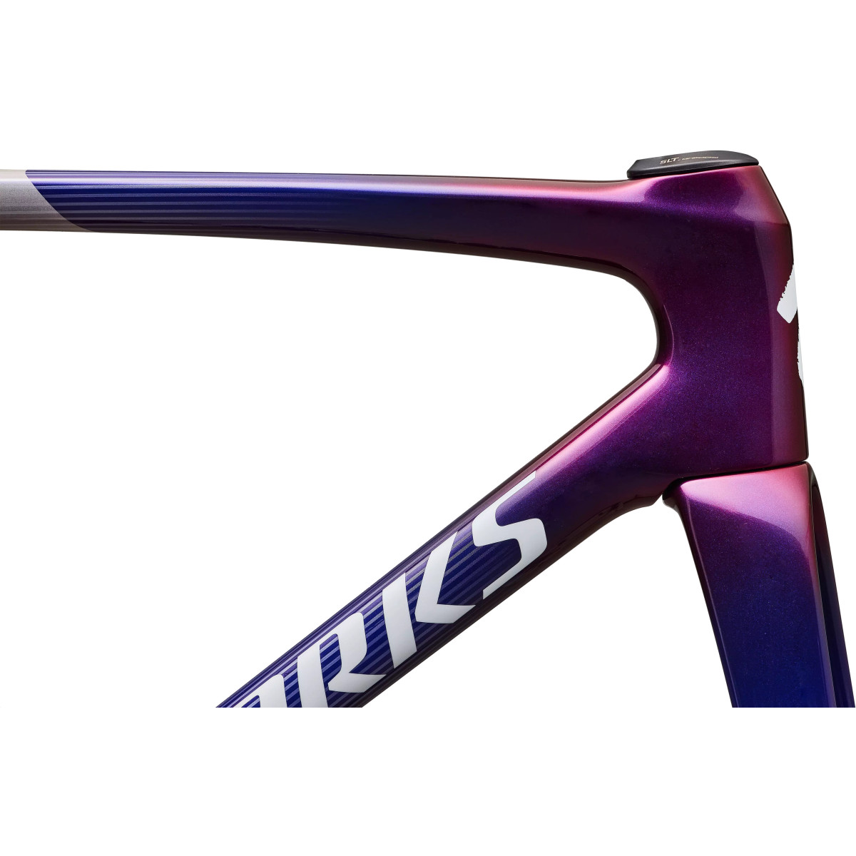 S-Works Tarmac SL9 Frameset | Gloss Dove Grey - Red to Blue Pearl - White Silver Metallic