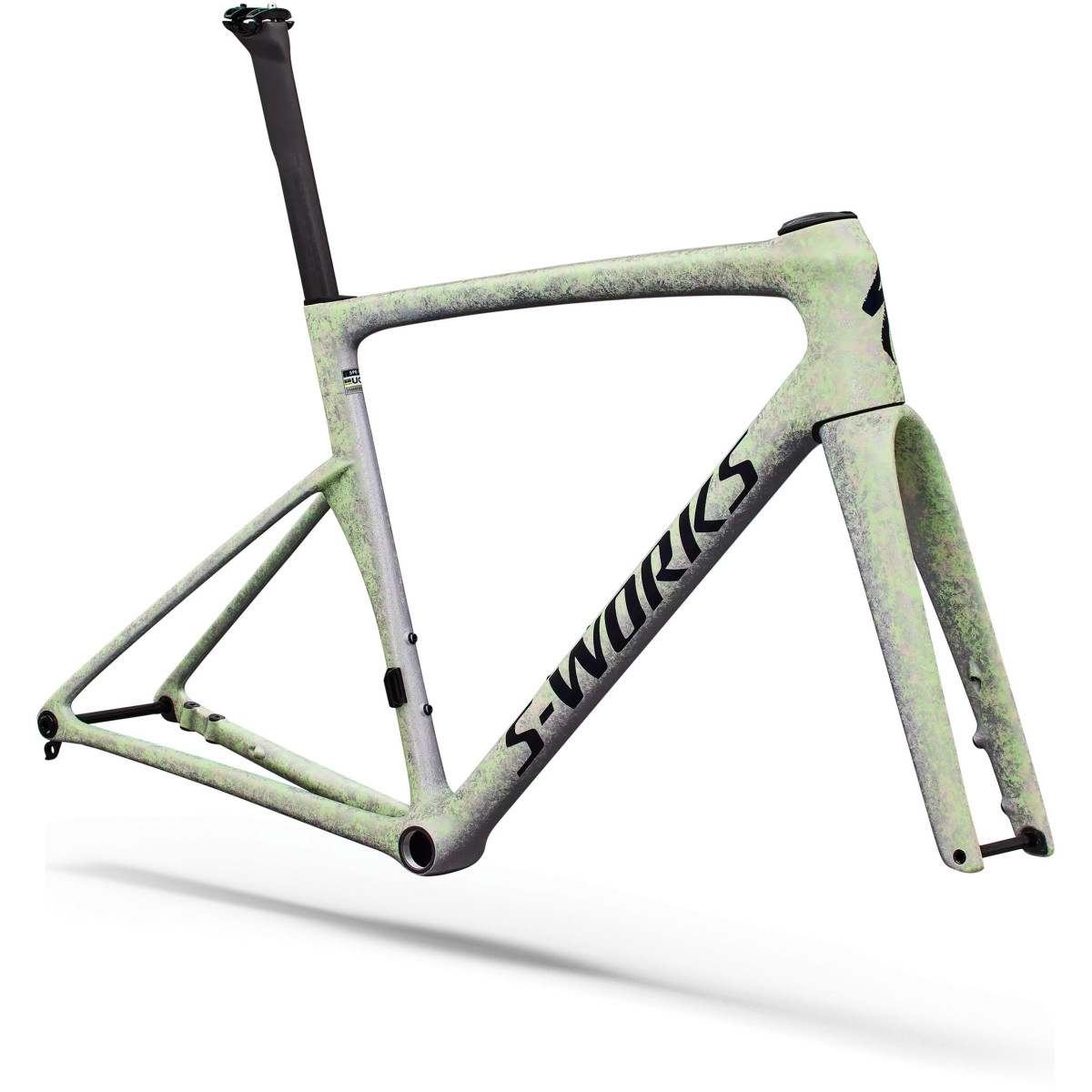 S-Works Tarmac SL9 Frameset | Gloss Powder Lime - Amethyst Frost - Deep Marine Metallic