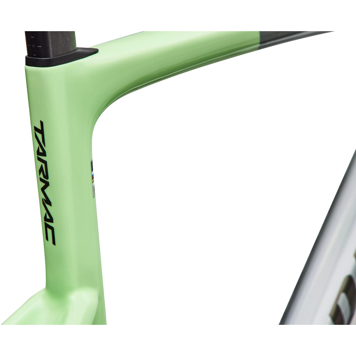 S-Works Tarmac SL9 Frameset | Gloss Powder Lime - Silver Dust - Black Chrome