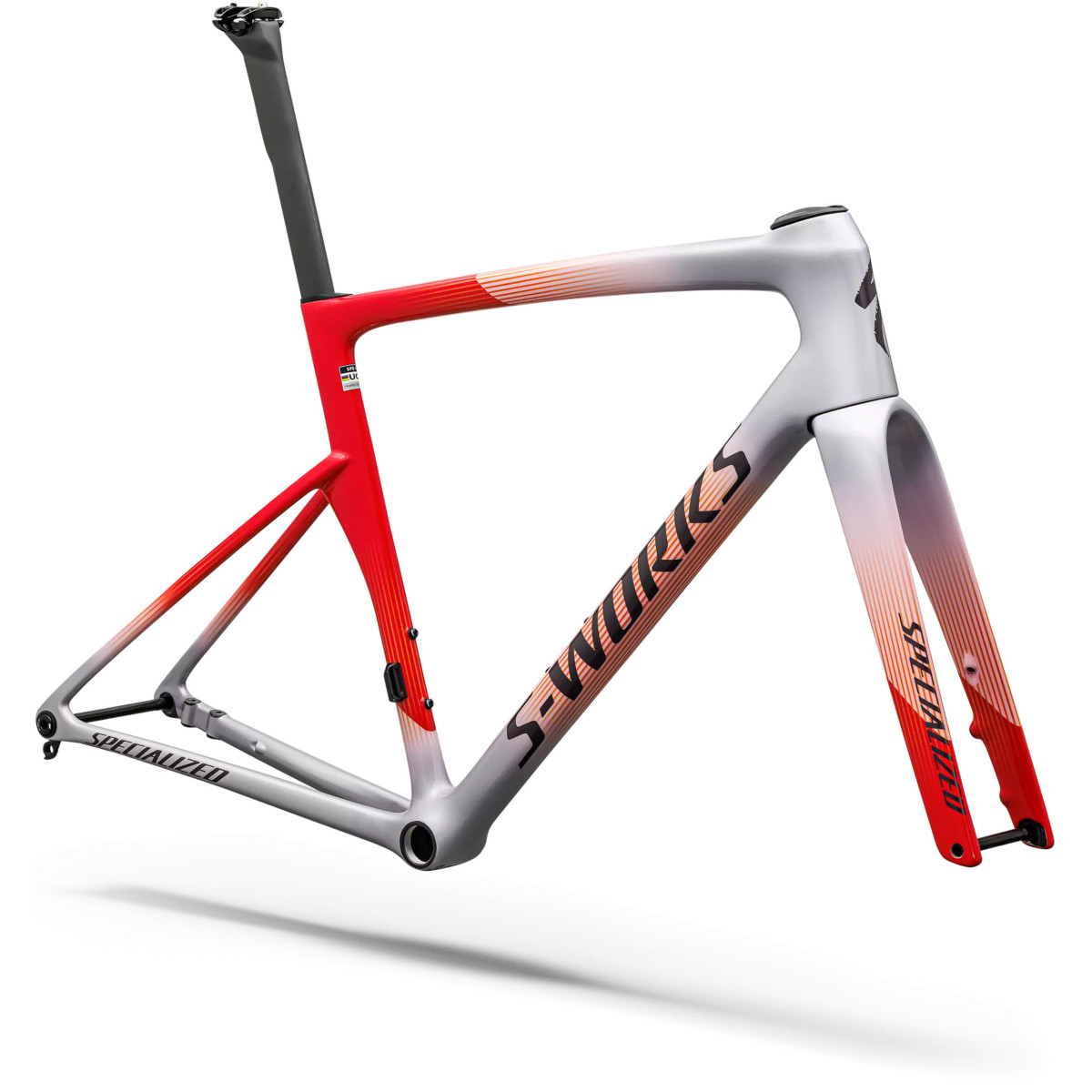 S-Works Tarmac SL9 Frameset | Gloss Vivid Red - Amethyst Frost - Nebula Metallic