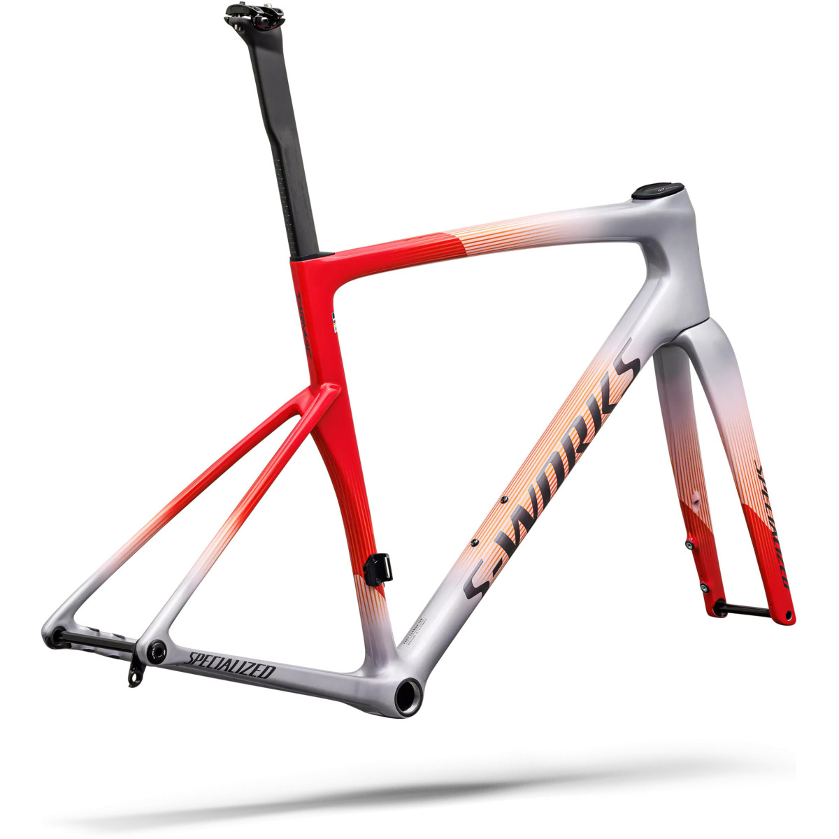 S-Works Tarmac SL9 Frameset | Gloss Vivid Red - Amethyst Frost - Nebula Metallic