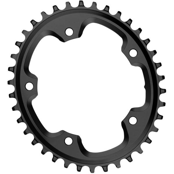 AbsoluteBlack CX Oval 5-arm Chainring | 110 BCD | 1x12/11/10-speed