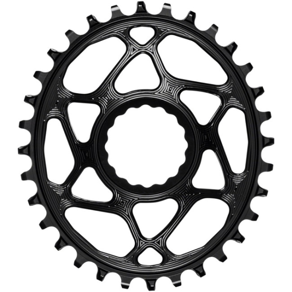 AbsoluteBlack RaceFace Oval Cinch Chainring | 6mm Offset | DM | 1x12/11/10-speed
