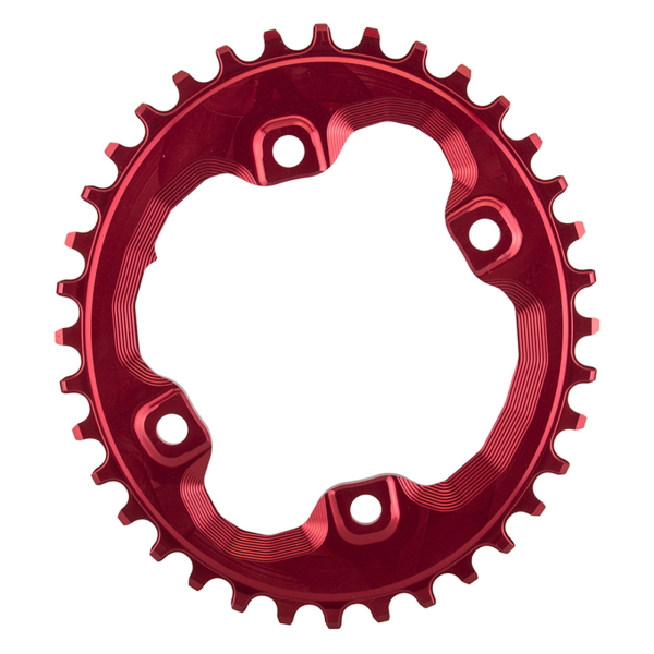 AbsoluteBlack XT OVAL M8000/MT700 Chainring | 96 BCD | 1x12/11/10-speed | Red