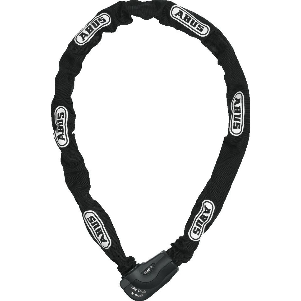 Abus Granit CityChain X-Plus™ 1060/140 grandininė spyna | Black Abus Granit CityChain X-Plus™ 1060/140 grandininė spyna | Black