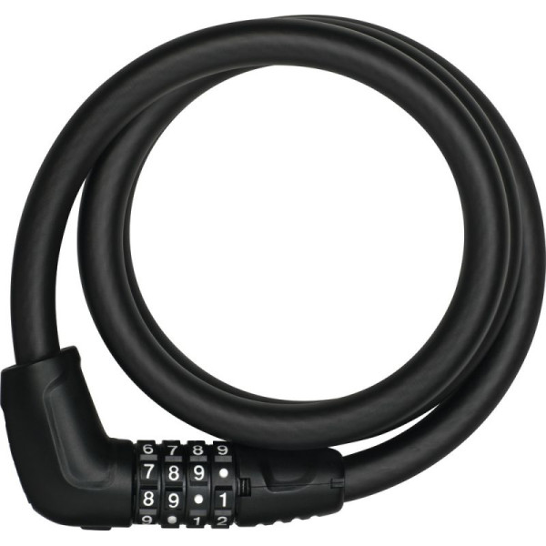 Abus Tresor 6412C/120 Black Coil Cable Lock