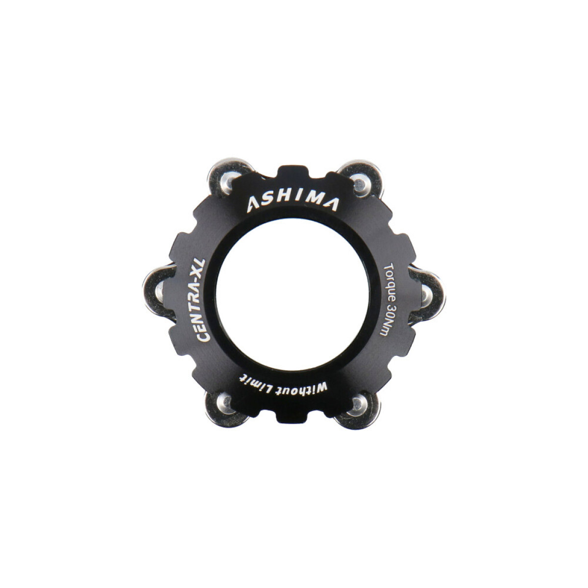 Ashima AC03 Center Lock stabdžių disko adapteris | Black Ashima AC03 Center Lock stabdžių disko adapteris | Black