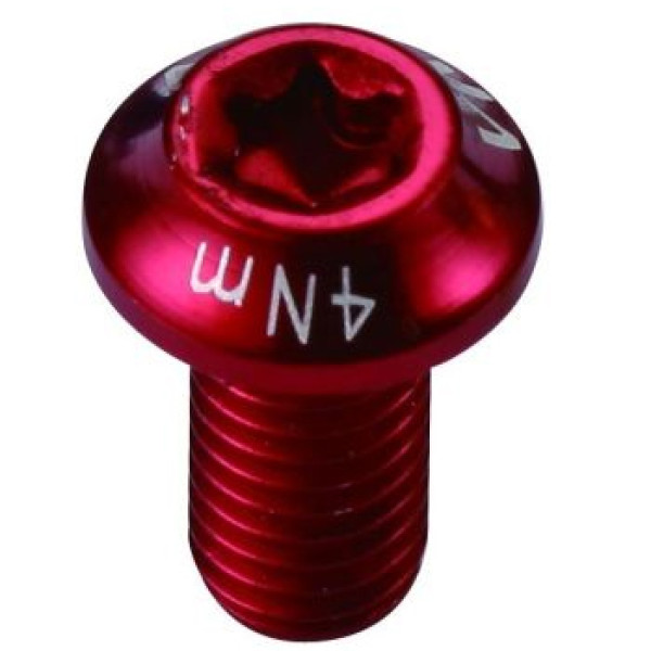 Ashima Aluminium Rotor Bolts | Red