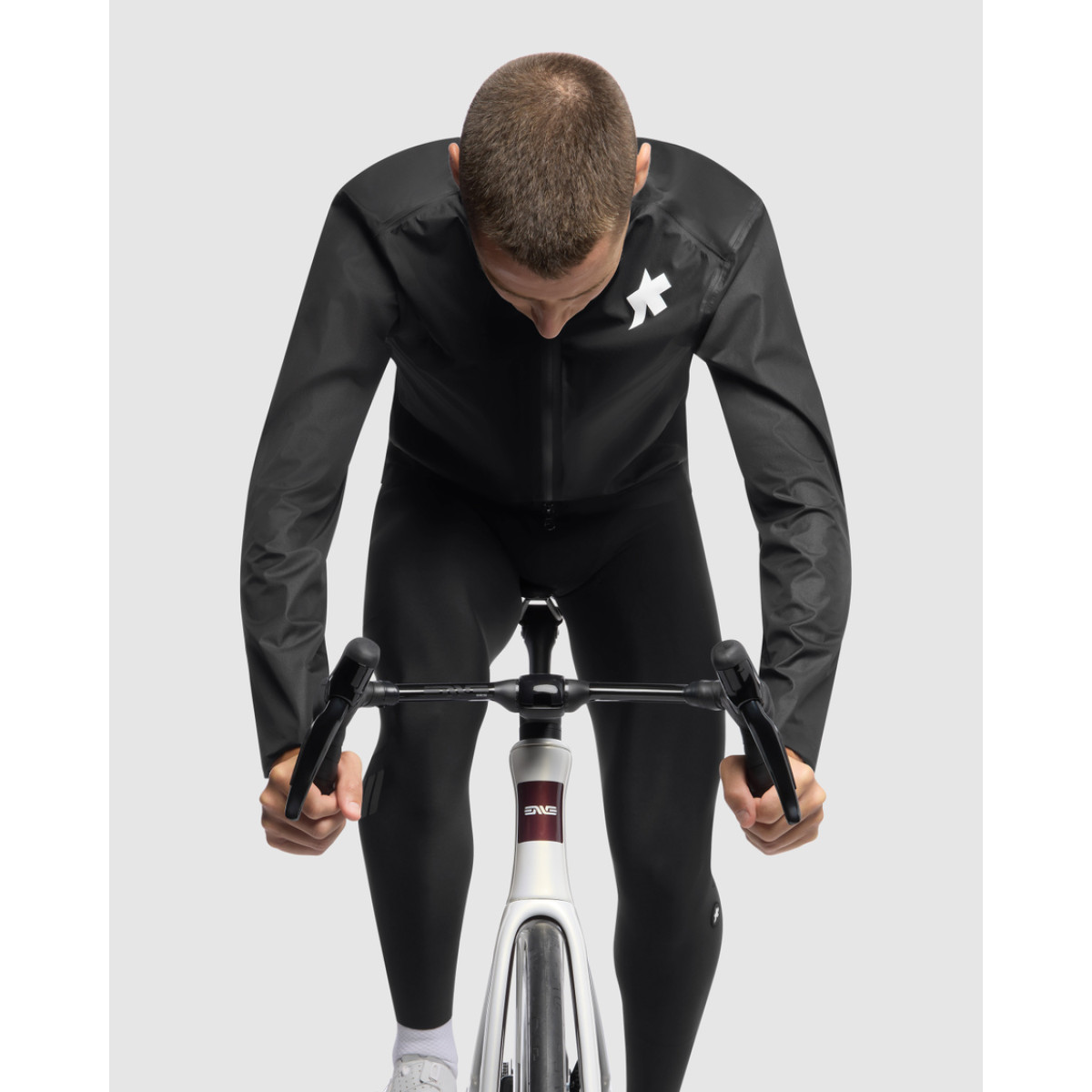 Assos Equipe RS Schlosshund S11 vyriška striukė nuo lietaus | Black Series