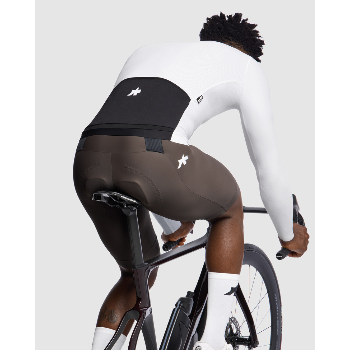 Assos Mille GT S11 EVO LS vyriški marškinėliai | White Series