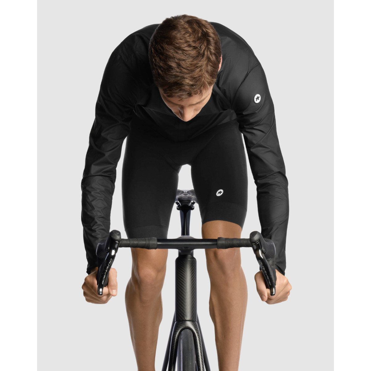 Assos Mille GTS Wasserschnauze S11 vyriška striukė nuo lietaus | Black Series