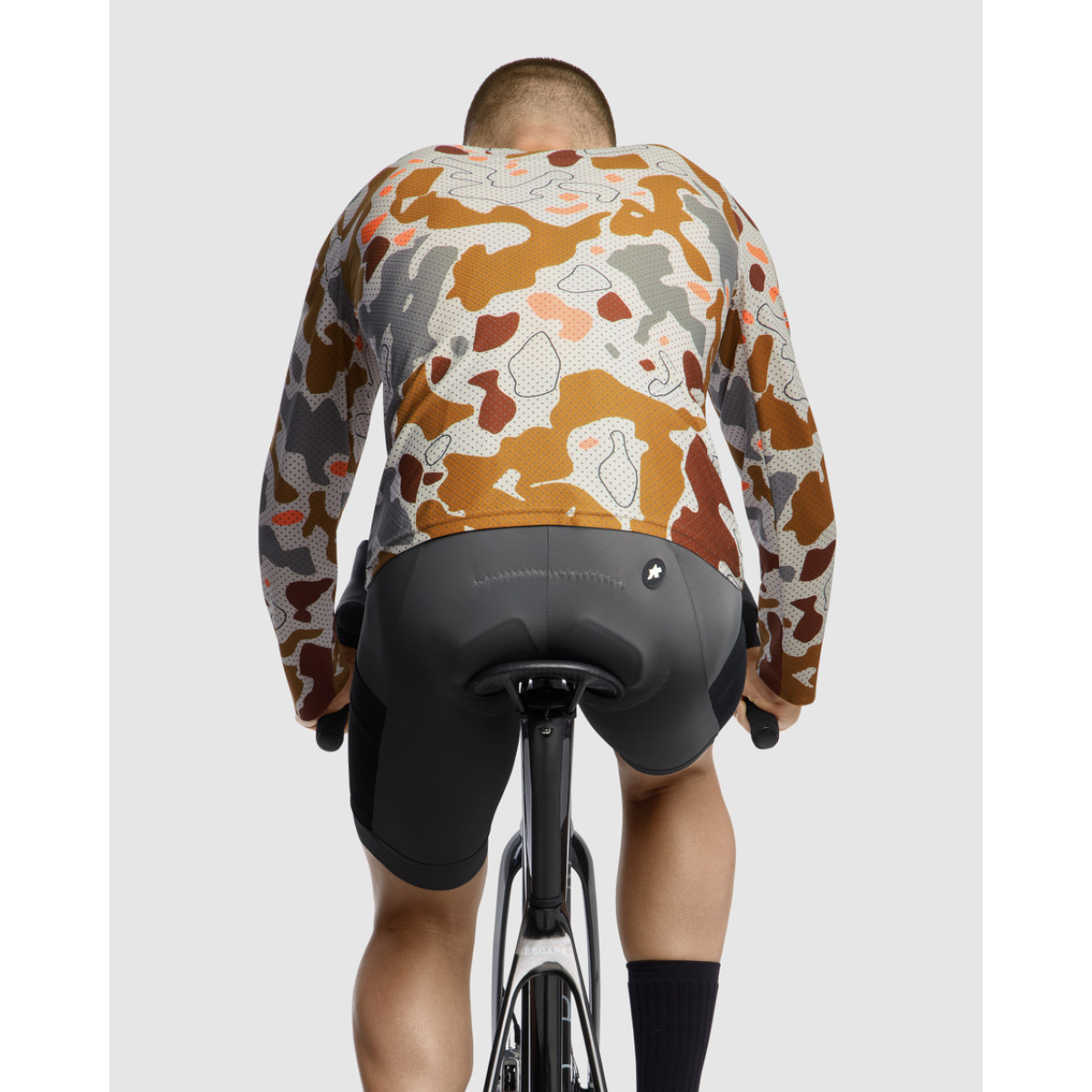 Assos Tactica T5 Mud-Flage LS vyriški marškinėliai | Halftone Camo