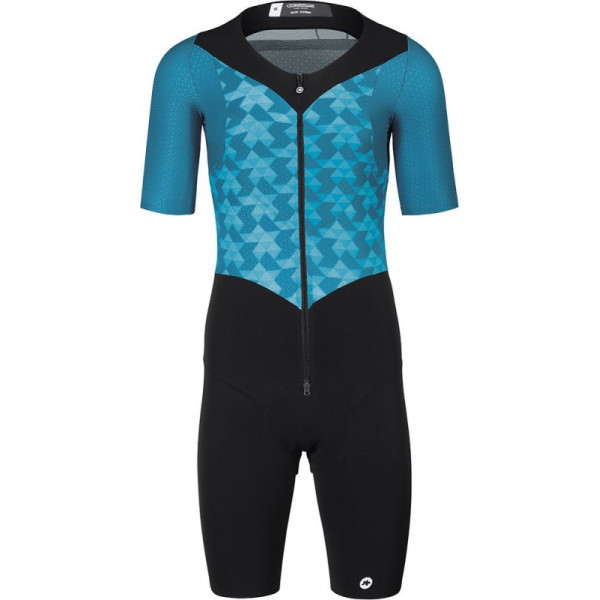 Assos TRIATOR Short Sleeve Speedsuit | Adamant Blue