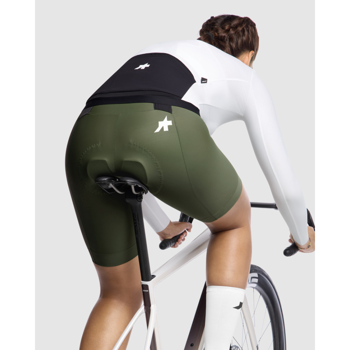 Assos Uma GT S11 EVO LS moteriški marškinėliai | White Series