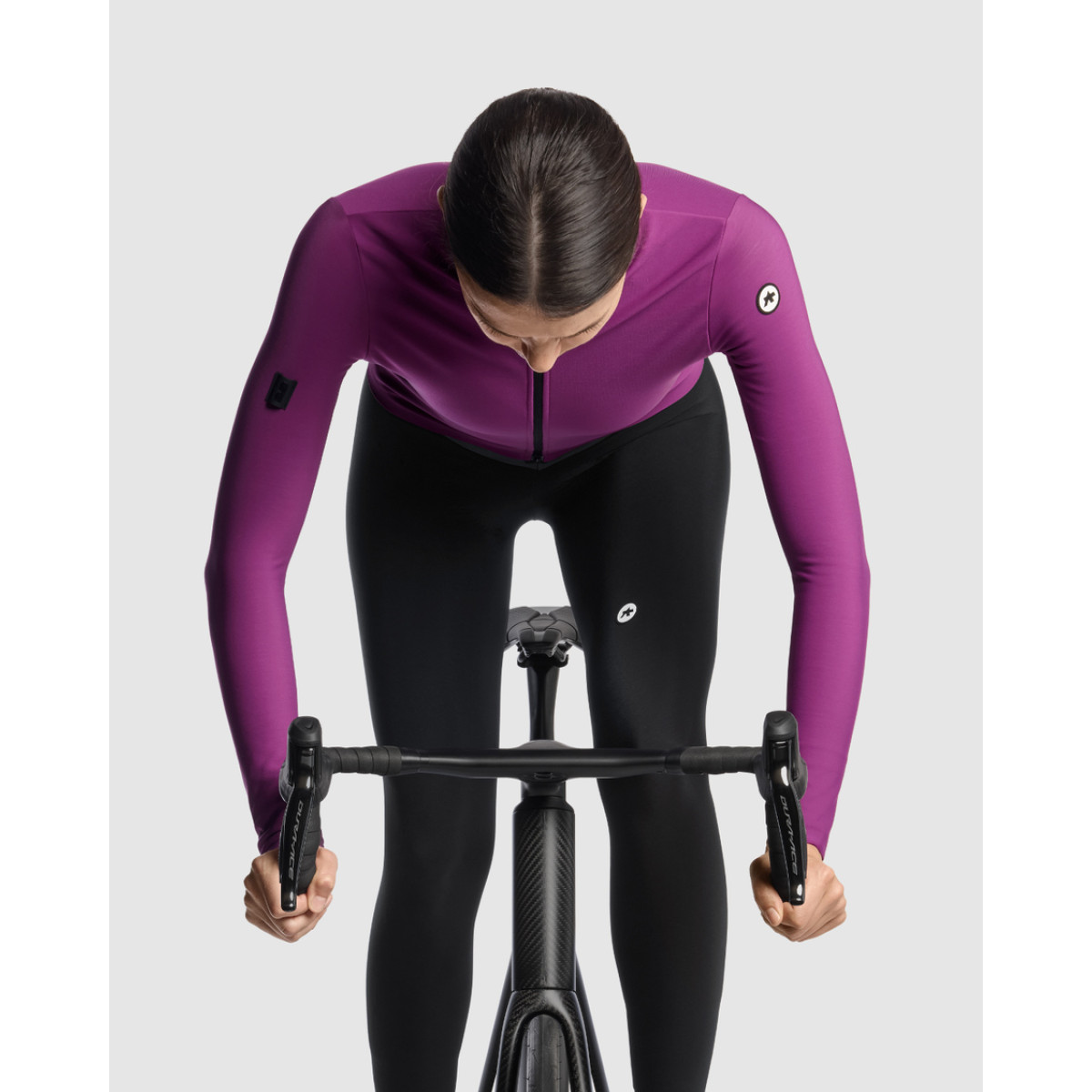 Assos Uma GT Spring Fall C2 LS moteriški marškinėliai | Alchemy Purple