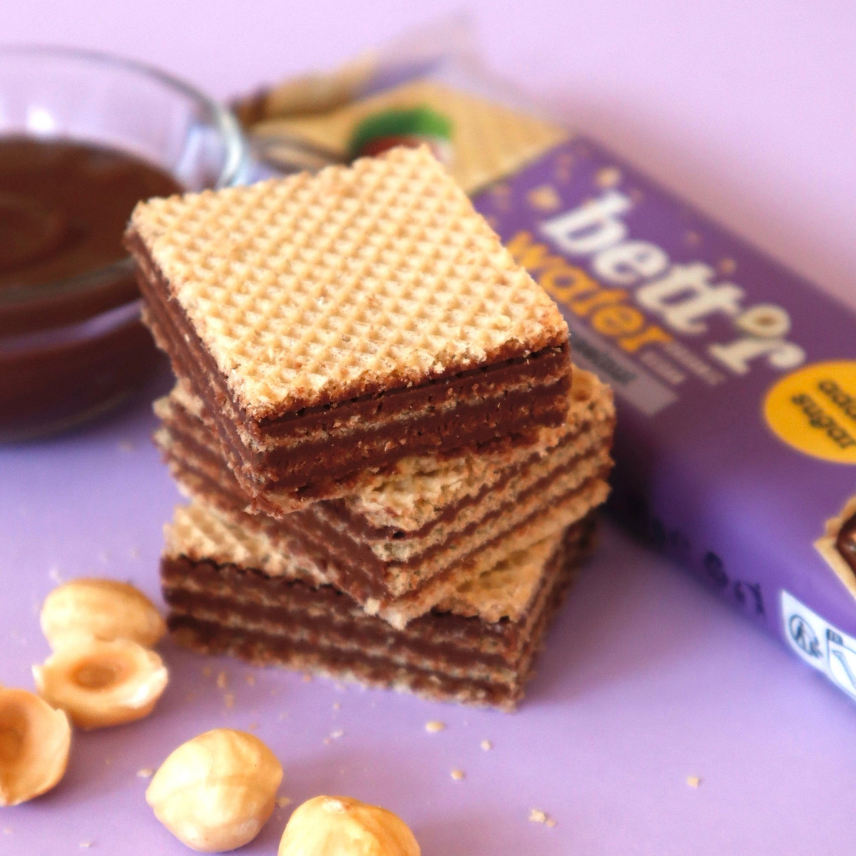 Bett'r vaflinis batonėlis | 30 g | Cacao Hazelnut