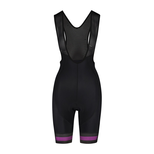 Bioracer Icon Women Bib Shorts | Black Deep Purple