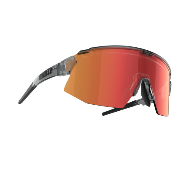 BLIZ Active Breeze akiniai | Transparent Dark Grey - Brown Red