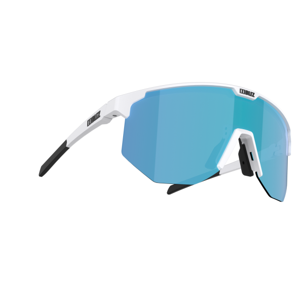 BLIZ Active Hero Small | White Blue Sunglasses