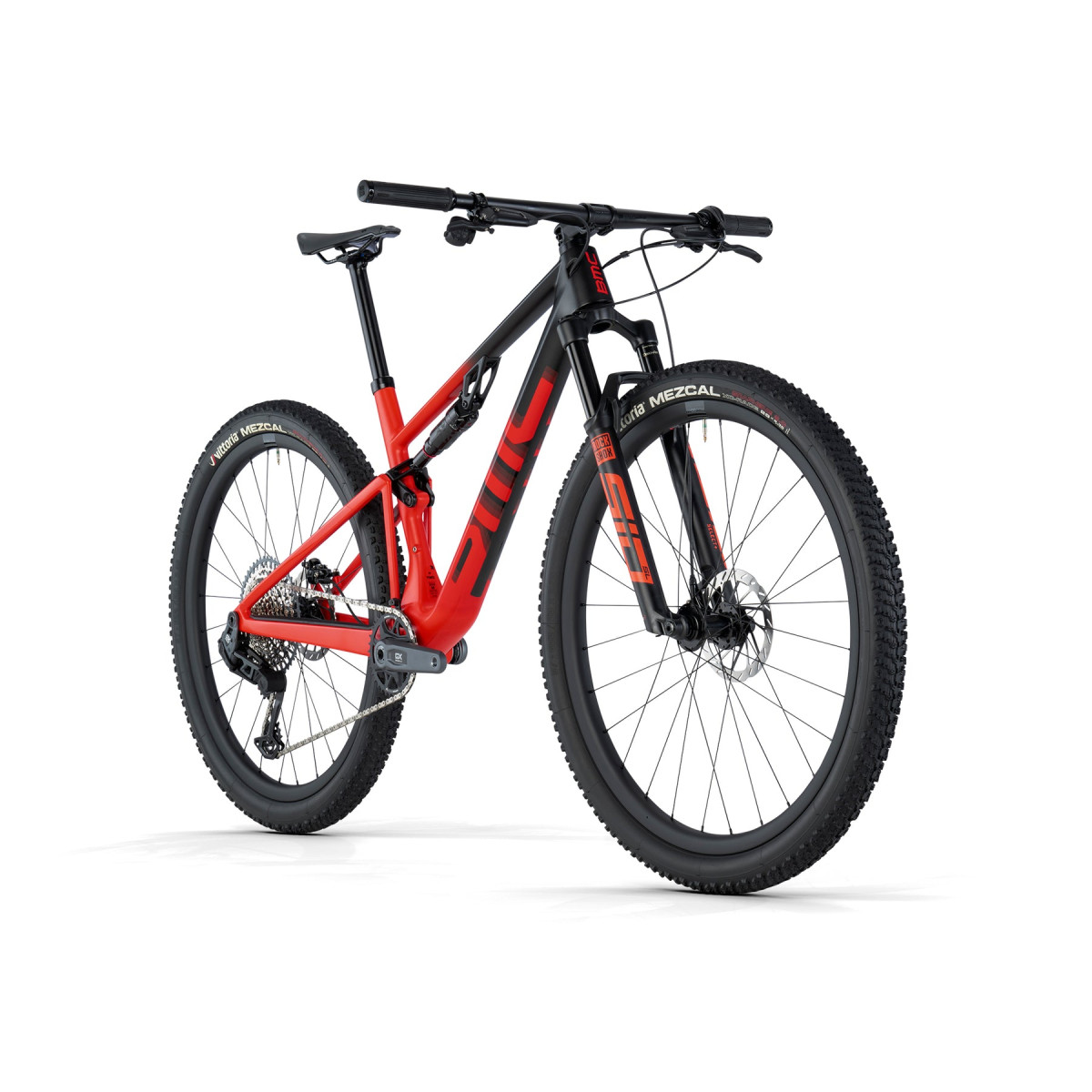 BMC Fourstroke 01 Two kalnų dviratis / Carbon Black - Red