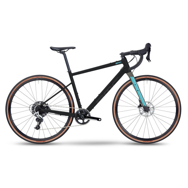BMC Roadmachine AL X Two Gravel Bike | Black - Turquoise