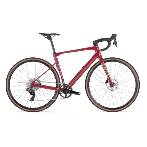 BMC Roadmachine X Two plento dviratis | Dark Red - Sand