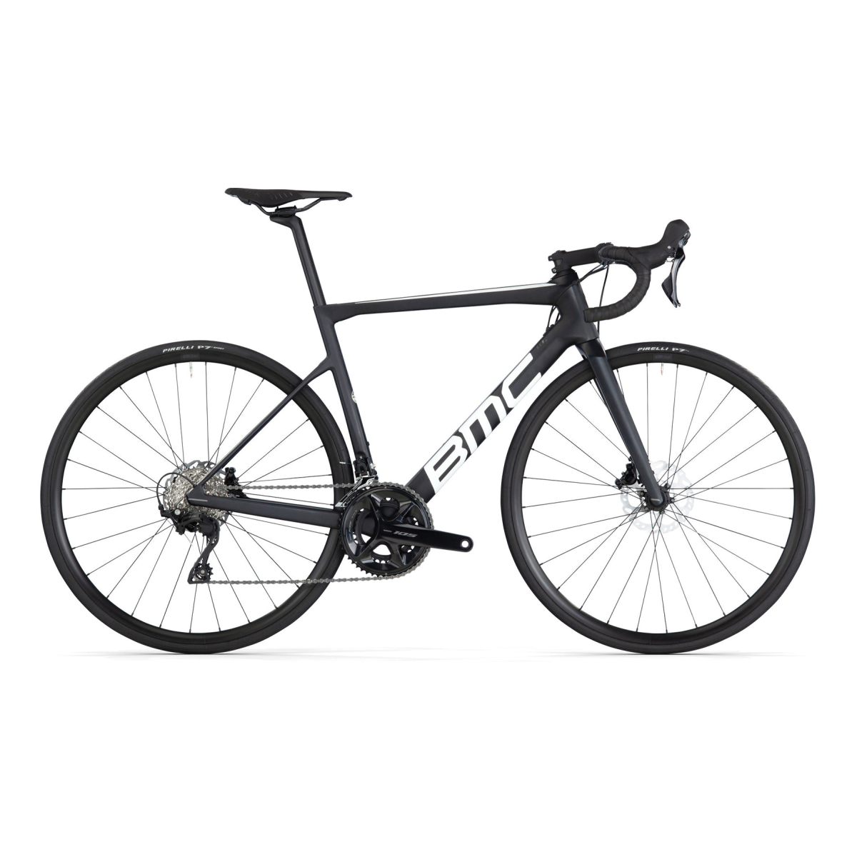 BMC Teammachine SLR Five plento dviratis / Black - White