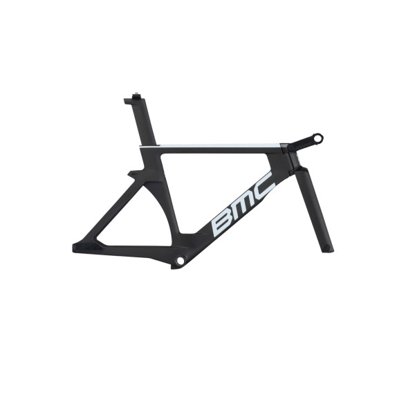 BMC Trackmachine 01 Frameset | Carbon Black - White