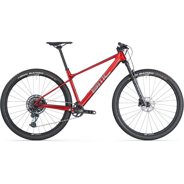 BMC Twostroke 01 One kalnų dviratis | Metallic Red - Dark Grey