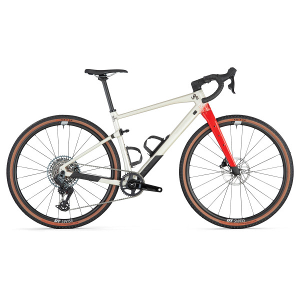 BMC UnReStricted 01 Four Gravel dviratis | Pearl White - Red BMC UnReStricted 01 Four Gravel dviratis | Pearl White - Red
