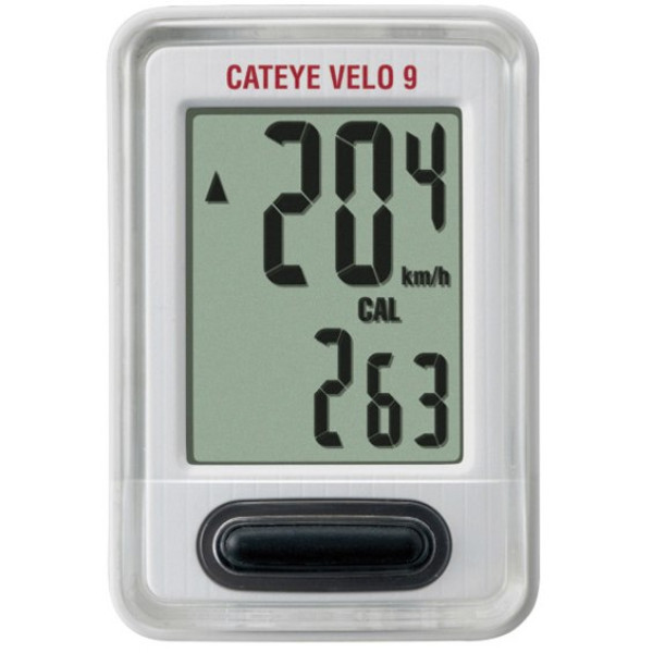 Cat Eye Velo 9 Computer | White