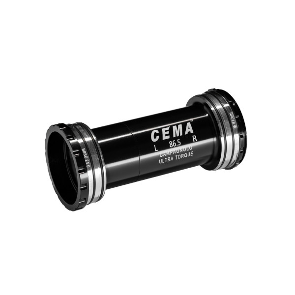 Cema Bottom Bracket | Campa UT | PressFit BB86-BB92 | Ceramic | Black