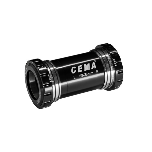 Cema miniklio velenas | FSA386/Rotor/Raceface 30 mm | BB30 68/73 mm | Nerūdijantis plienas | Black