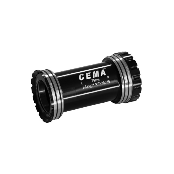 Cema Bottom Bracket | FSA386/Rotor/Raceface 30 mm | BBright46 79 mm | Ceramic | Black