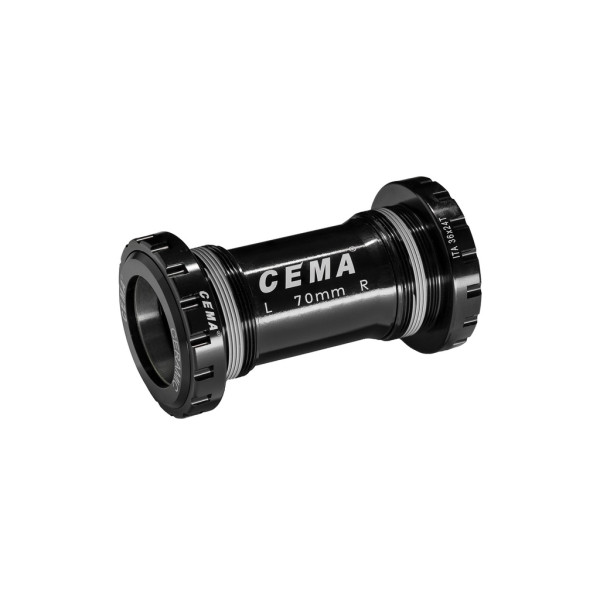 Cema Bottom Bracket | FSA386/Rotor/Raceface 30 mm | ITA 70 mm | Ceramic | Black