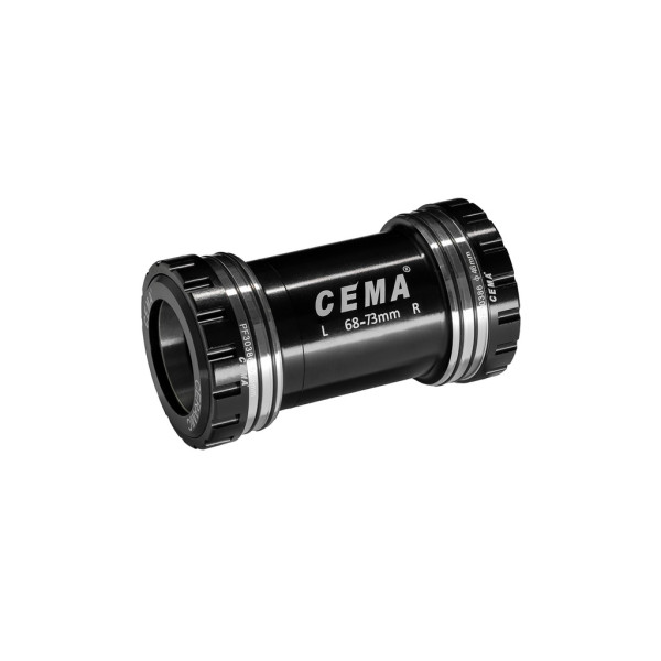 Cema Bottom Bracket | FSA386/Rotor/Raceface 30 mm | PressFit PF30 68/73 mm | Stainless Steel | Black